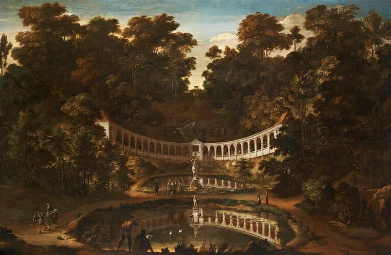 View of the Amphitheatre in the Tiergarten, Cleves, from the North View of the Amphitheatre in the Tiergarten, Cleves, from the North