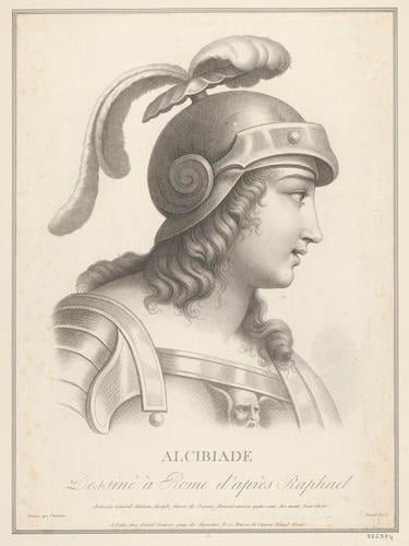 Head of Alcibiades [from 'The School of Athens']