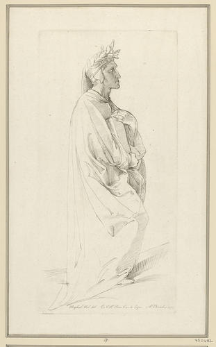 Study for the figure of Dante Study for the figure of Dante