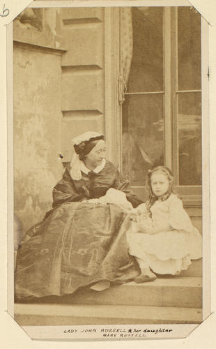 Lady John Russell and her daughter Mary Russell Lady John Russell and her daughter Mary Russell