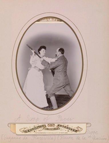 Balmoral Tableaux-Vivants: 'A Scrap of Paper' by J Palgrave Simpson