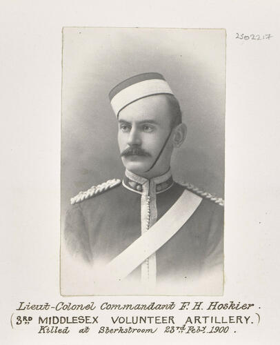 Lieutenant-Colonel Commandant FH Hoskier (3rd Middlesex Volunteer Artillery) killed at Sterkstroom, 23rd February 1900: Anglo-Boer War, 1900