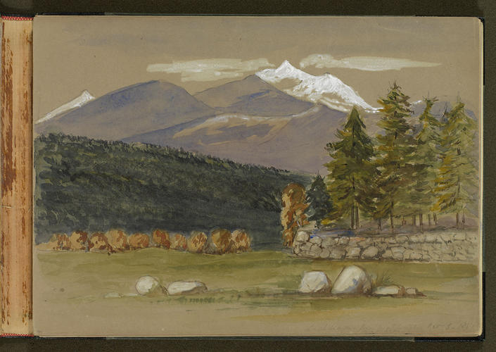 Master: SKETCHES FROM NATURE V. R. MDCCCXLV TO MDCCCLII
Item: Loch Nagar from the opposite side of the Dee