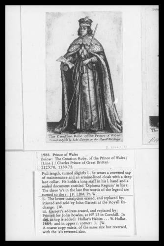 Prince of Wales - The Creation Robe of the Prince of Wales : Charles, Prince of Great Britain Prince of Wales - The Creation Robe of the Prince of Wales : Charles, Prince of Great Britain