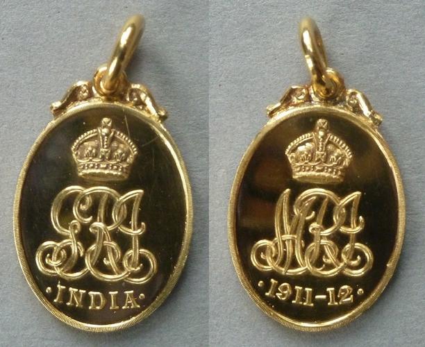 Medal commemorating the Royal visit to India, 1911-12