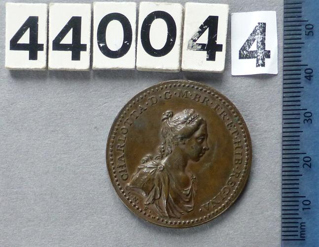 Medal commemorating the coronation of Queen Charlotte Medal commemorating the coronation of Queen Charlotte