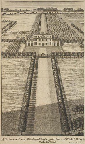 A perspective of H. R. H. The Prince of Wales's house at Richmond A perspective of H. R. H. The Prince of Wales's house at Richmond