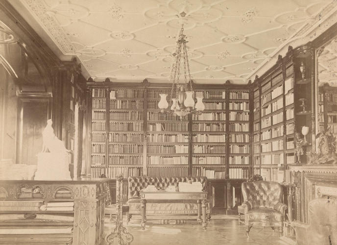 Library at Schloss Neustrelitz Library at Schloss Neustrelitz