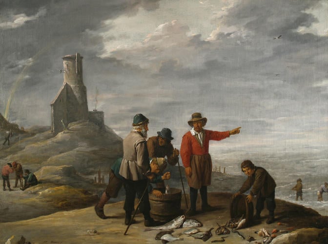 Fishermen on the Sea-shore