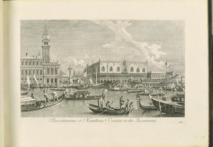 Master: Venetian views after Canaletto
Item: Bucentaurus et Nundinae Venetae in die Ascensionis