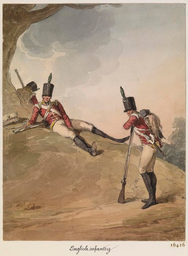 Light Infantry Sodiers. About 1811