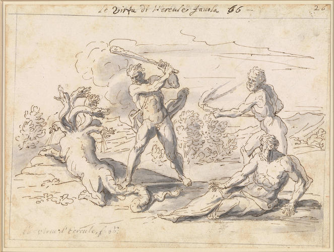 Hercules killing the Hydra Hercules killing the Hydra