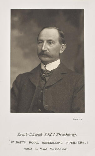 Lieutenant-Colonel TMG Thackeray (1st Battn Royal Inniskilling Fusiliers) killed in Natal, 23/24 February 1900: Anglo-Boer War, 1900