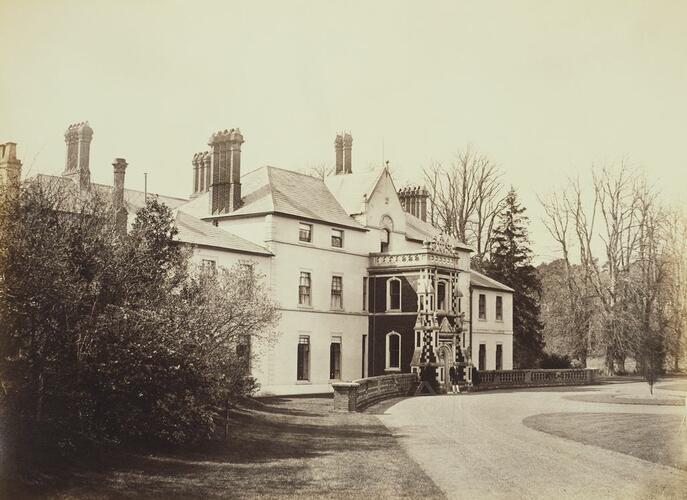 Sandringham-East Front. [Sandringham 24th May 1864]