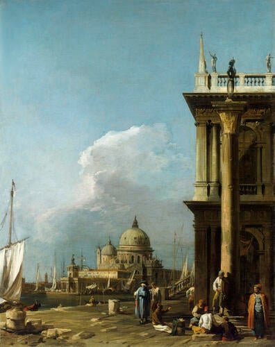 The Piazzetta looking towards Santa Maria della Salute