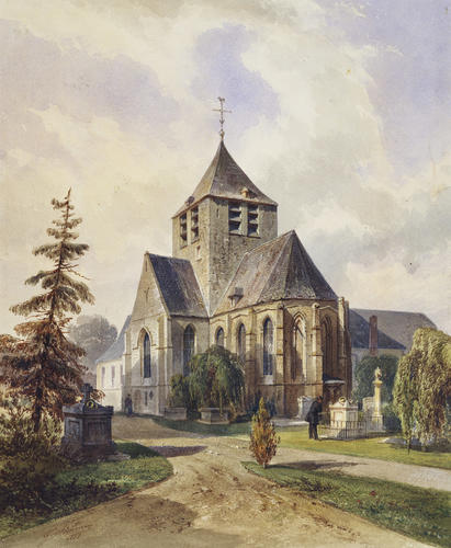 Laeken: the church and churchyard of Notre-Dame
