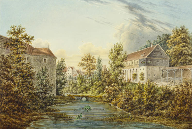 Coburg: moat of the Ehrenburg Palace