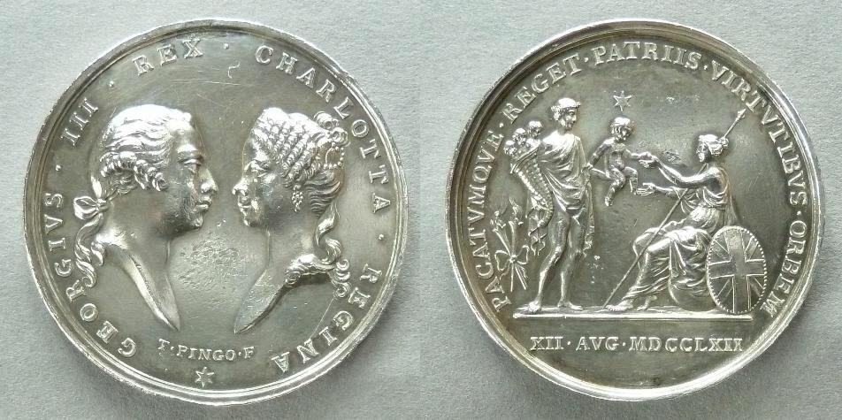 Medal commemorating the birth of the Prince of Wales