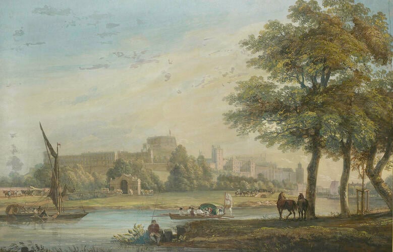 Windsor Castle from Eton Bank