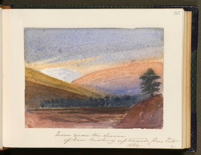 Master: SKETCHES FROM NATURE V. R. 1862 TO 1864
Item: Glen Tilt