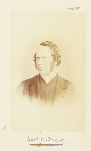 Reverend J. Stuart [Photographic Portraits Vol. 4/62 1861-1876]
