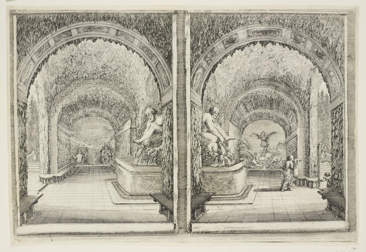 Views of the Pratolino Villa, near Florence : Two Grottoes Views of the Pratolino Villa, near Florence : Two Grottoes