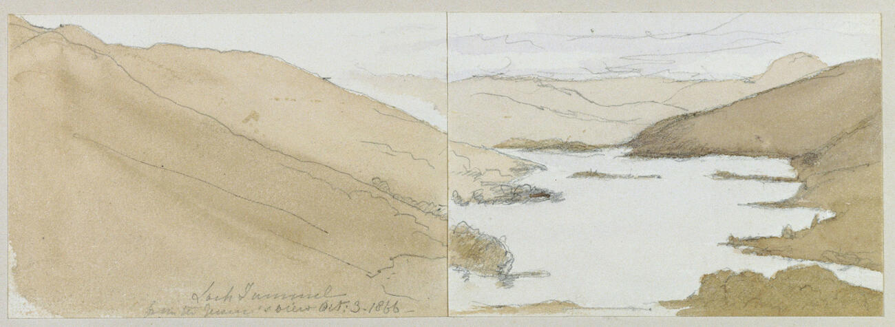 Master: SKETCHES BY QUEEN VICTORIA I
Item: Loch Tummel from the Queen's view