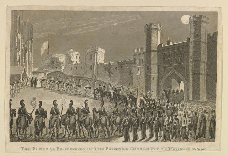 The Funeral Procession of the Princess Charlotte at Windsor, Nov. 19, 1817