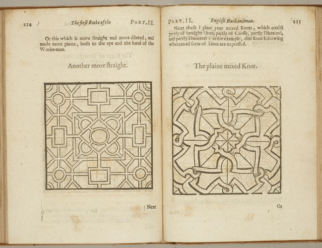 The English husbandman : . . . contayning the knowledge of husbandly duties . . . [and] the art of planting, grafting and gardening / Gervase Markham. With, The Pleasures of princes, or good mens recr