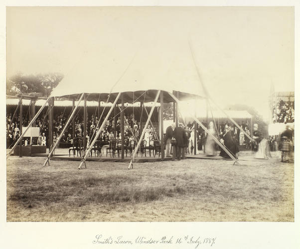 Smith's Lawn, Windsor Park, 14 July 1887