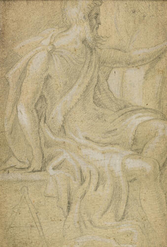 Fortitude; A seated philosopher Fortitude; A seated philosopher