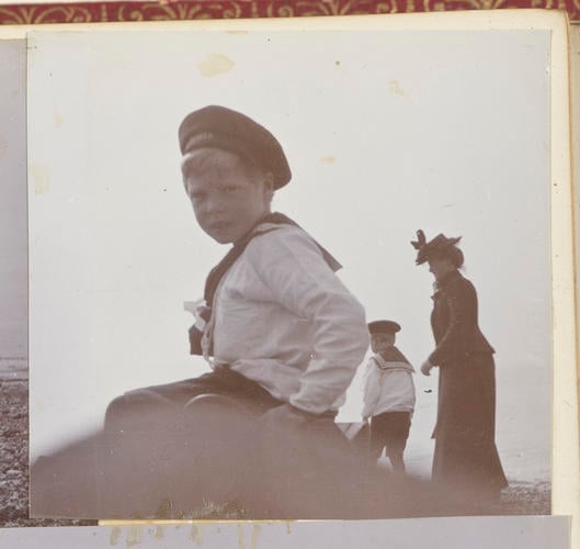 Master: Page 37 of Princess Victoria's album: Royal children on Snettisham Beach, Norfolk
Item: Snettisham Beach Master: Page 37 of Princess Victoria's album: Royal children on Snettisham Beach, Norfolk
Item: Snettisham Beach