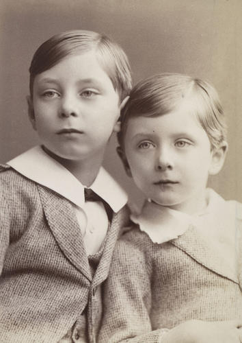 Prince Alexander and Prince Leopold of Battenberg, 1894 [in Portraits of Royal Children Vol. 41	1893-1894]