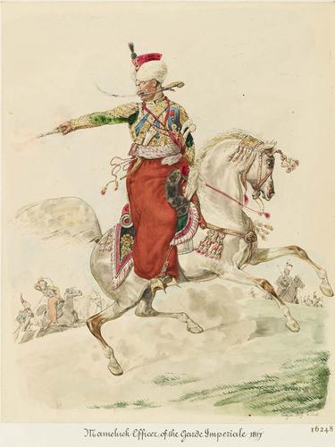 French Army. Officer of the Mamelukes, Imperial Guard