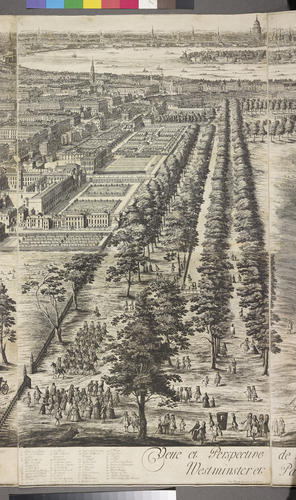 View and Perspective of London, Westminster and St James's Park
