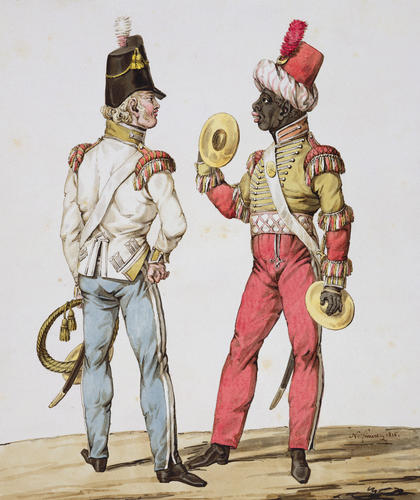 British Army. Bandsmen, 39th Foot, 1815
