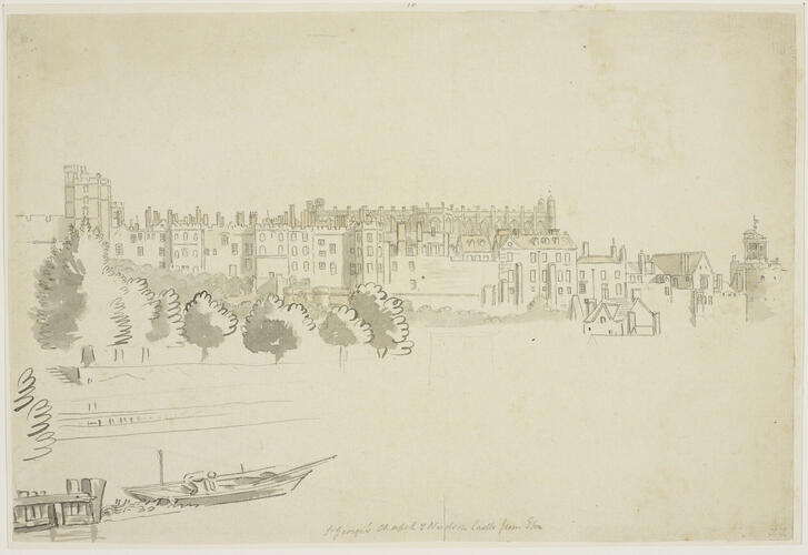 The north front of Windsor Castle from Eton