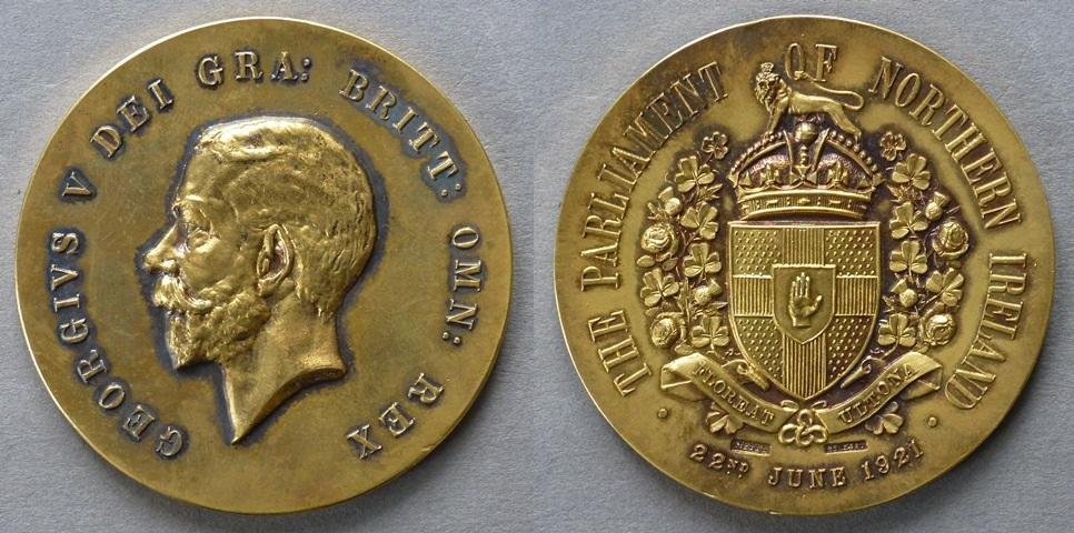 Medal commemorating the Inauguration of the Northern Ireland Parliament