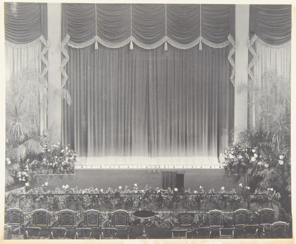 The stage, Waterloo Chamber The stage, Waterloo Chamber