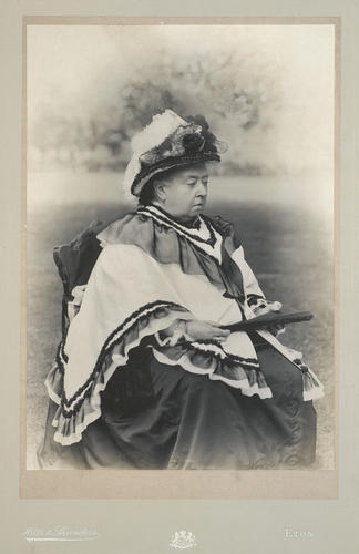 Portrait photograph of Queen Victoria (1819?1901), c. 1893