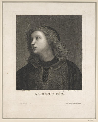 The Head of Tobias [detail from 'The Archangel Raphael with Tobias']