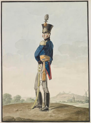 Dutch Troops. Colonel, Foot Artillery, 1815