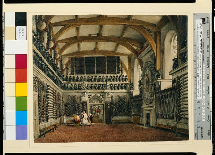 The Old Guard Chamber in the Round Tower, Windsor Castle