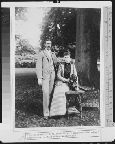 Princess Marie Louise of Schleswig-Holstein and Prince Aribert of Anhalt, 1891