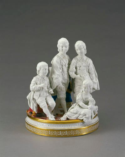 The four eldest sons of George III; George IV when Prince of Wales, with Princes Frederick (later Duke of York), William (later Duke of Clarence and William IV) and Edward (later Duke of Kent) The four eldest sons of George III; George IV when Prince of Wales, with Princes Frederick (later Duke of York), William (later Duke of Clarence and William IV) and Edward (later Duke of Kent)