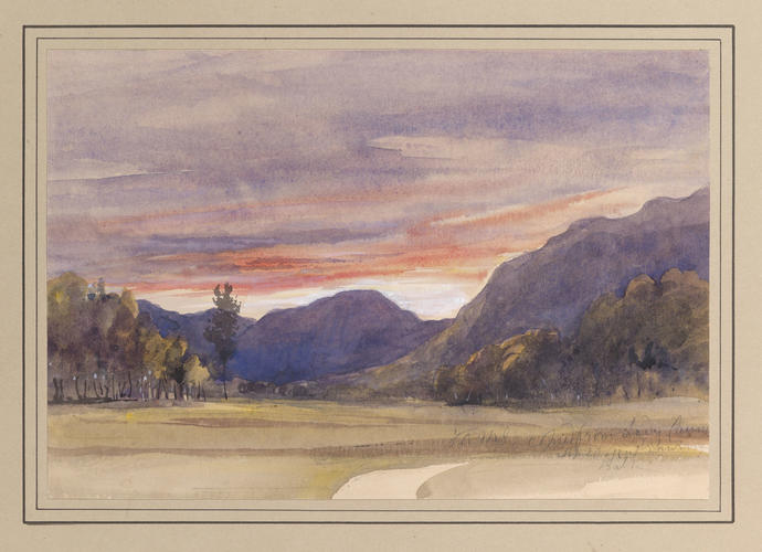 Master: Queen Victoria's Sketchbook 1855-1860
Item: A Highland landscape