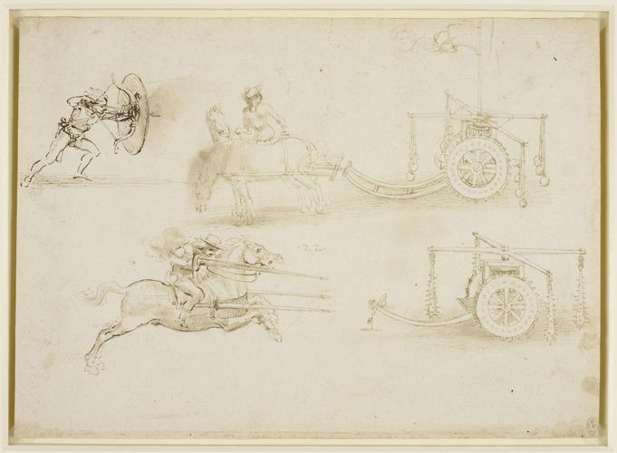 Designs for chariots and weapons