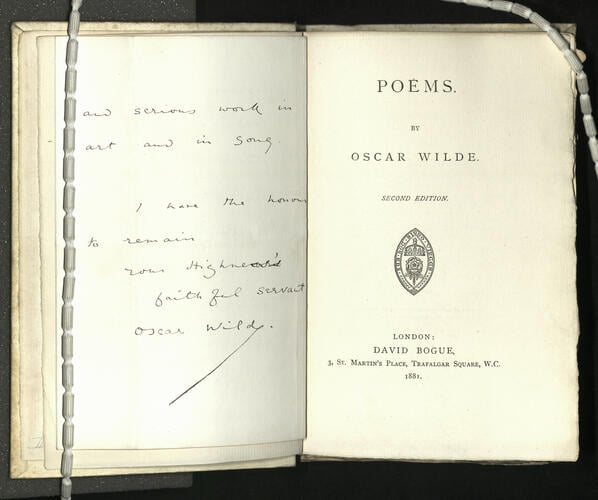 Poems / by Oscar Wilde