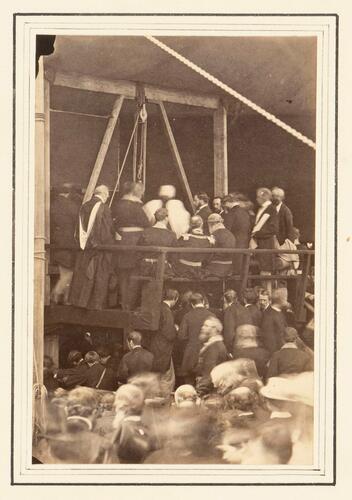 King Edward VII when Prince Albert Edward of Wales, laying foundation stone