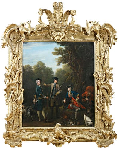 Frame for RCIN 402421, Wootton, The Shooting Party